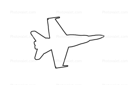 418x279 F Hornet Outline, Line Drawing Images, Photography, Stock - F 18 Drawing