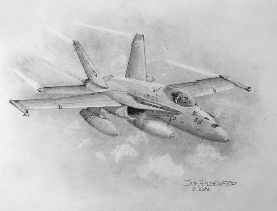 900x688 F Super Hornet Drawing - F 18 Drawing