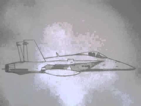 480x360 How To Draw Military Vehicles F Hornet Fighter Jet - F 18 Drawing