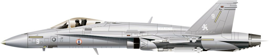 1024x211 Mc Donnell Douglas F - F 18 Drawing