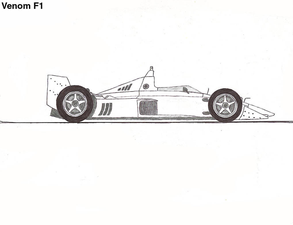 1019x784 Venom Drawing - F1 Drawing