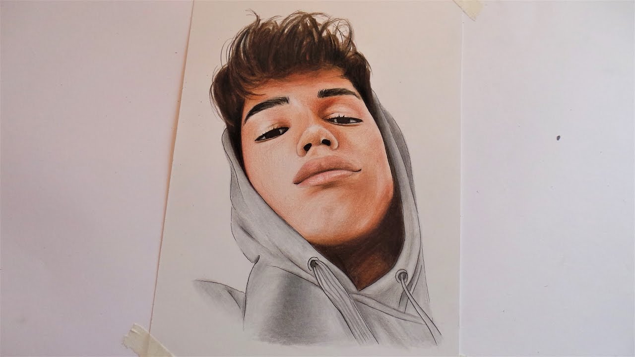 1280x720 drawing face portrait with faber castell polychromos colour - Faber Castell Drawing