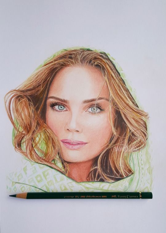 540x756 kim feenstra colored pencil drawing - Faber Castell Drawing