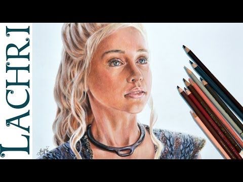 480x360 drawing daenerys w faber castell polychromos colored pencil - Faber Castell Drawing