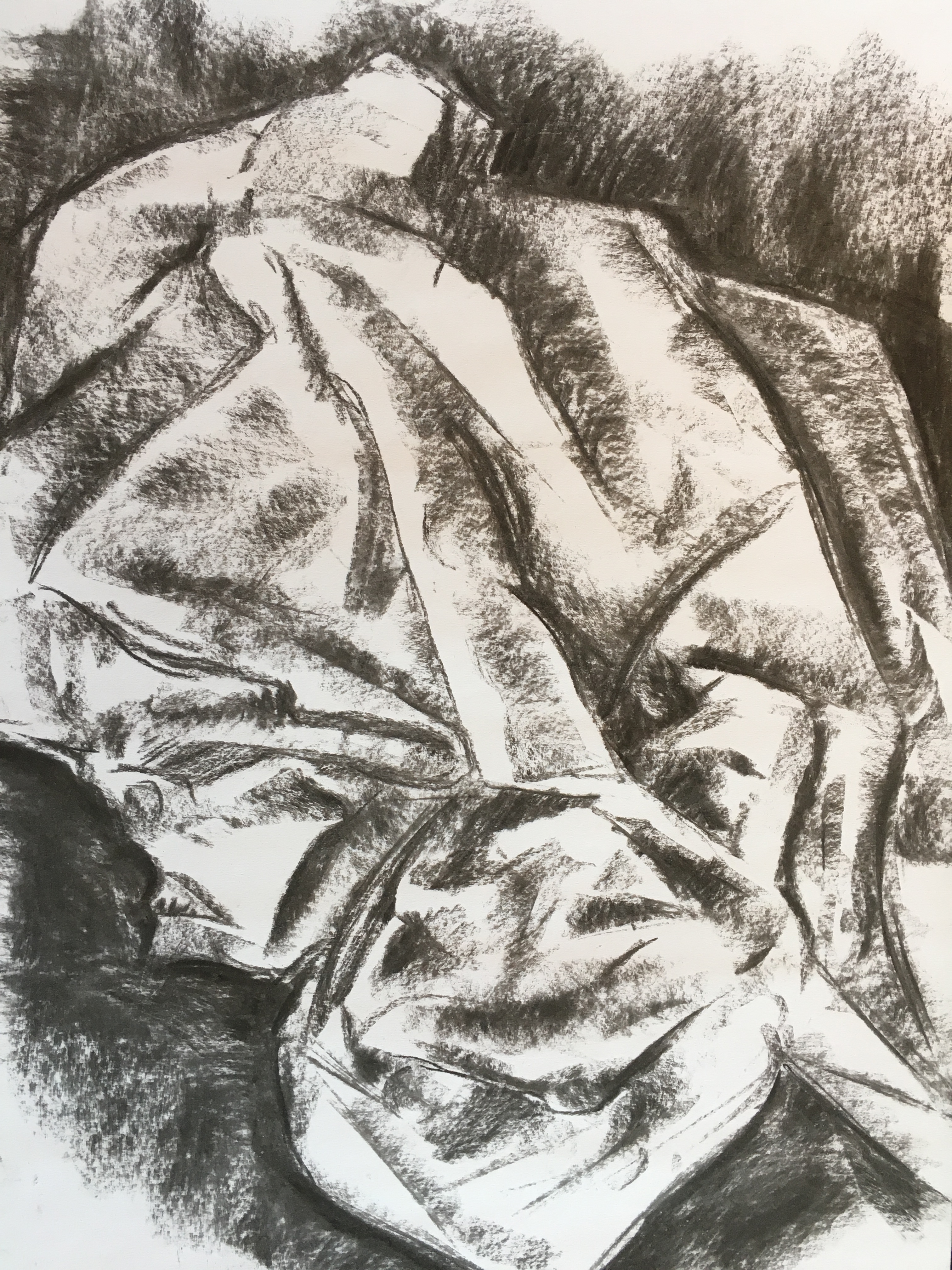 3024x4032 part project exercise drawing fabric using line and tone - Fabric Drawings