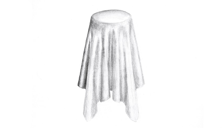 850x493 How To Draw Fabric Silk And Wool - Fabric Texture Drawing