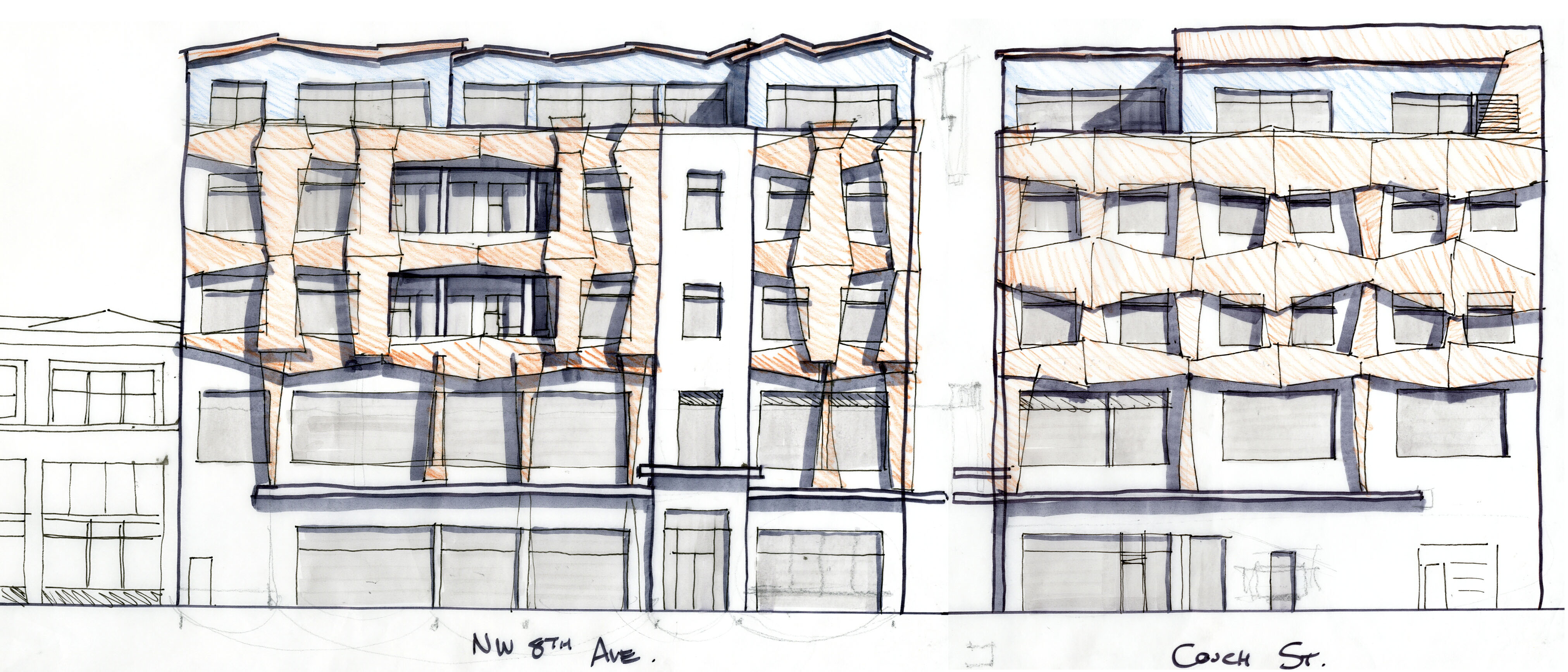 4046x1734 free photo facade - Facade Drawing