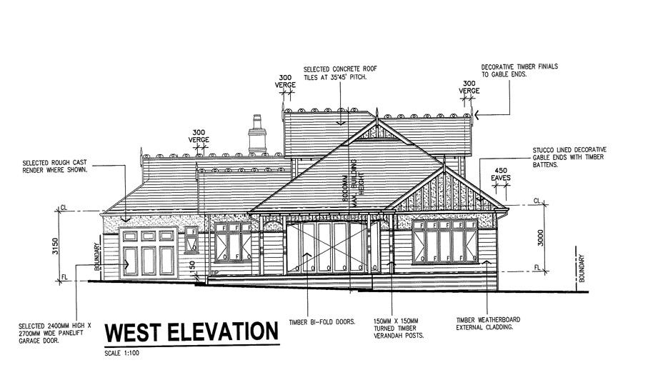 914x539  - Facade Drawing