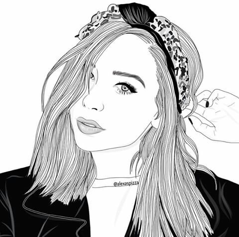 480x476 Outlines Uploaded - Face Black And White Drawing