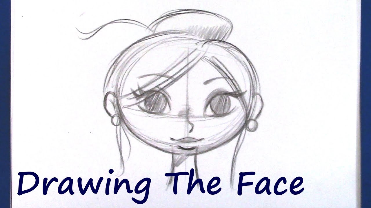 1280x720 How To Draw A Cartoon Face - Face Cartoon Drawing