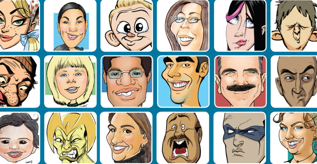 1024x530 How To Draw A Cartoon Of Everyone You Know - Face Cartoon Drawing