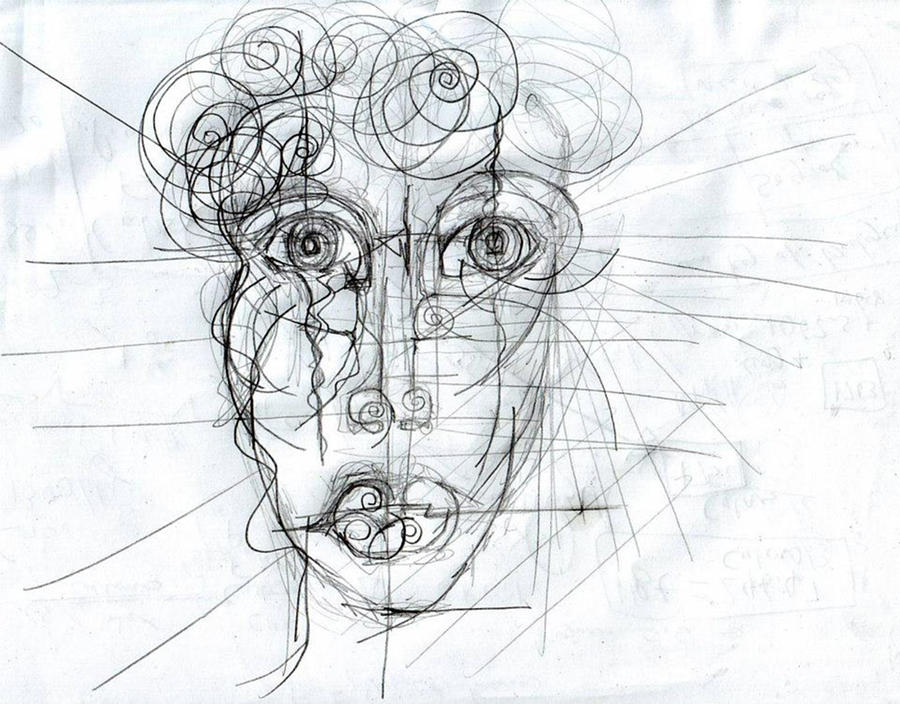 900x704 Experimental Face Construction Drawing - Face Construction Drawing