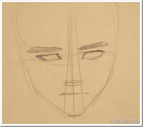 570x506 How To Draw Expressions On Faces - Face Construction Drawing