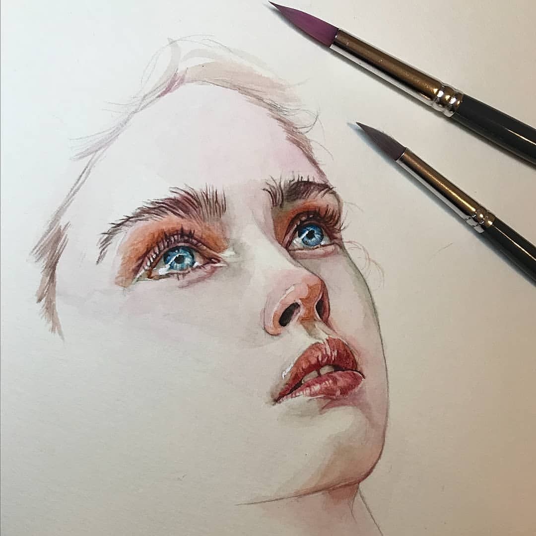 1080x1080 Realistic Face Drawing - Face Drawing