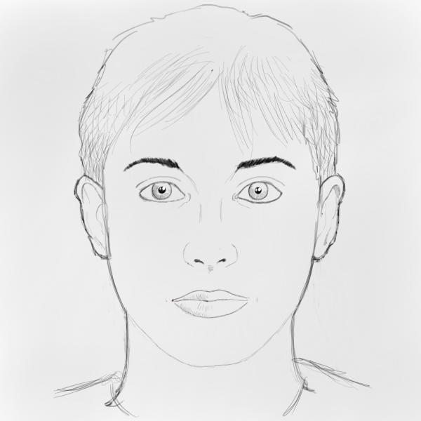 600x600 How To Draw Faces - Face Drawing Images