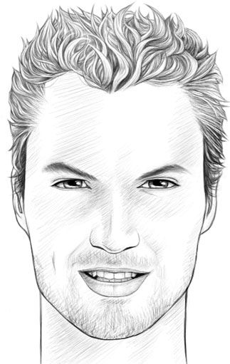 323x511 How To Draw Faces Male Create Art Drawings, Pencil - Face Drawing Pictures
