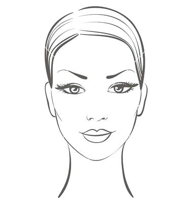380x400 Face Drawing Template - Face Drawing Pictures