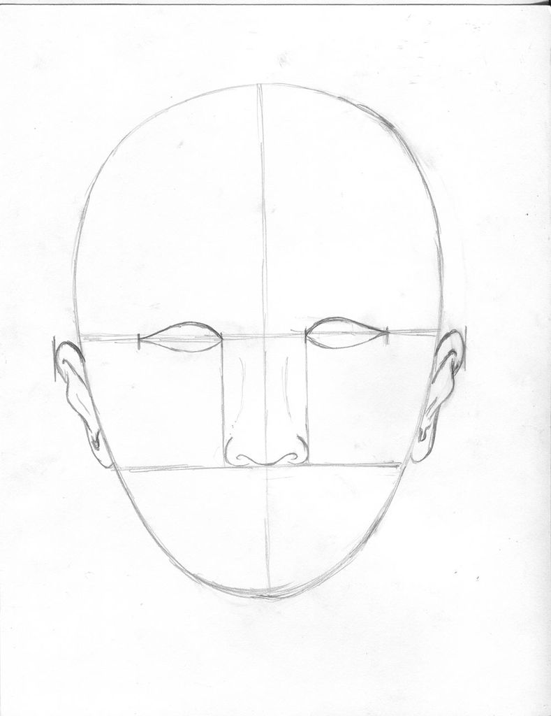 Face Drawing Step By Step at PaintingValley.com | Explore collection of ...