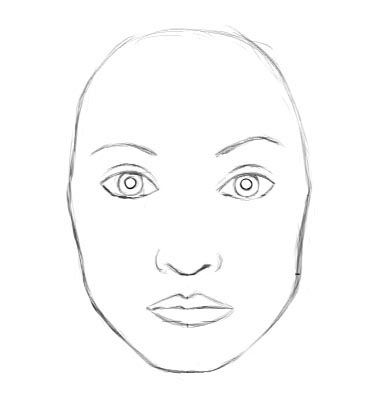 383x398 Face Template Have Students Add Their Own Ideas To The Face - Face Drawing Template