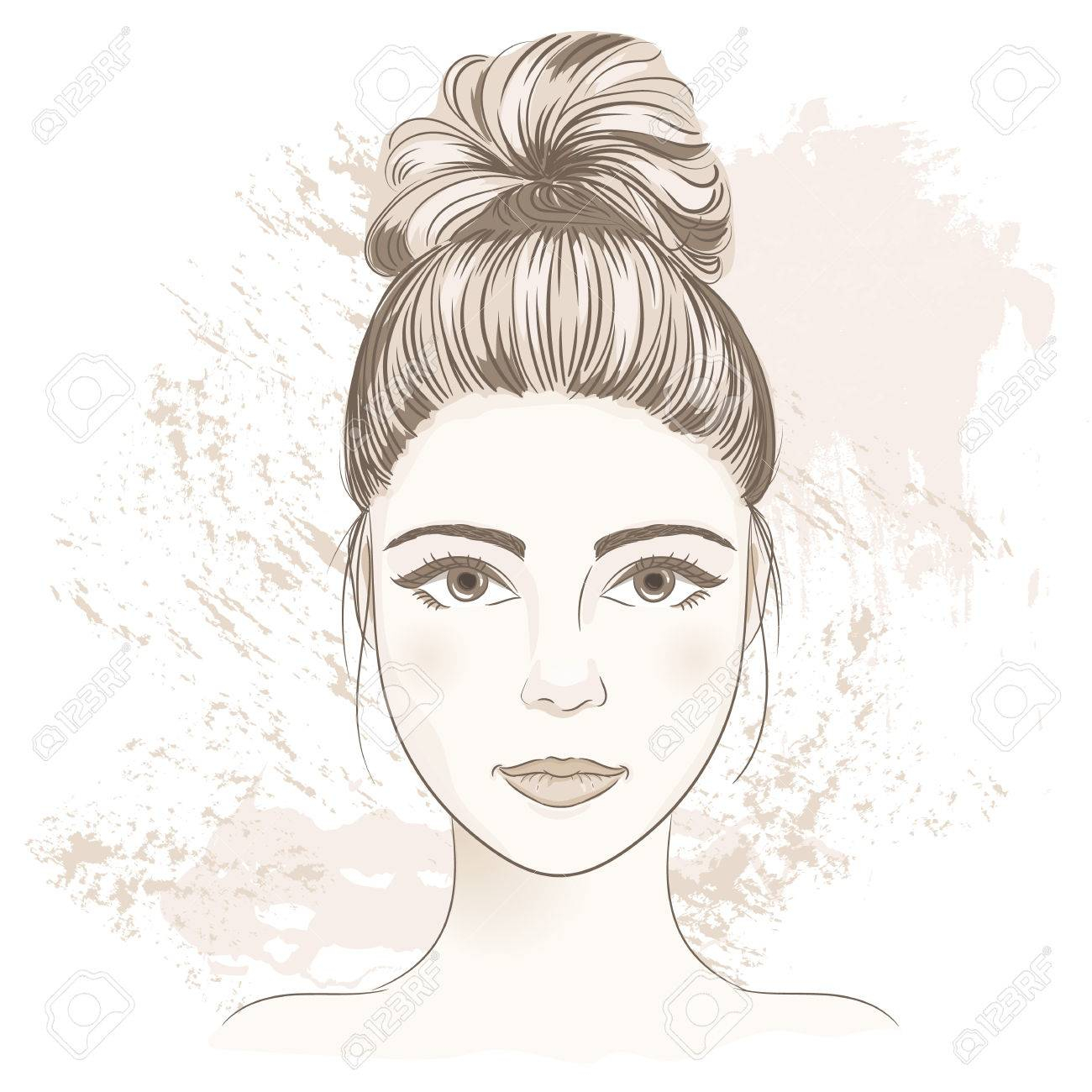Face Drawing Template at PaintingValley.com | Explore collection of ...