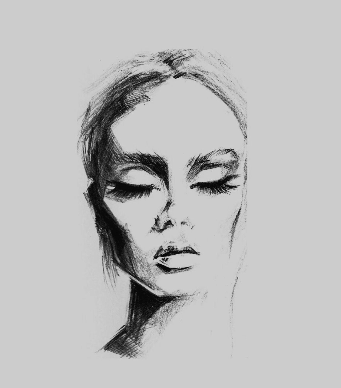 1126x1280 Tumblr Drawings - Face Drawing Tumblr