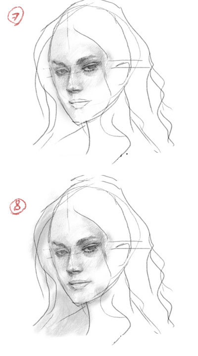400x720 How To Draw Female Face - Face Drawing Tutorial