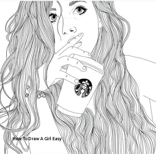 500x492 Drawing Of Girl Face Easy How To Draw A Girl Easy How To Draw - Face Easy Drawing