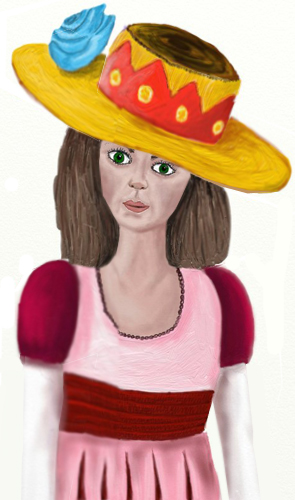 295x500 How To Draw A Girl - Face Girl Drawing