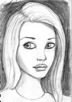 236x331 Simple Easy Drawings For Girls - Face Girl Drawing