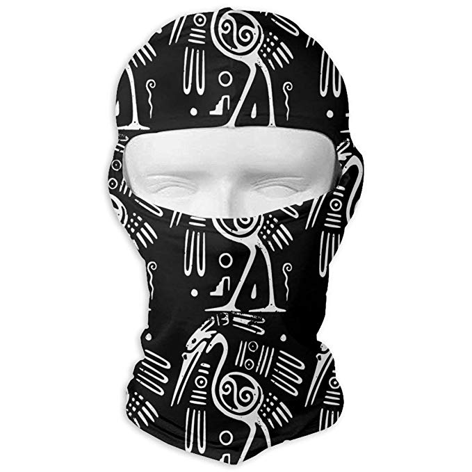 679x679 aztec drawing bird temple unisex face mask dust sun uv protection - Face Mask Drawing
