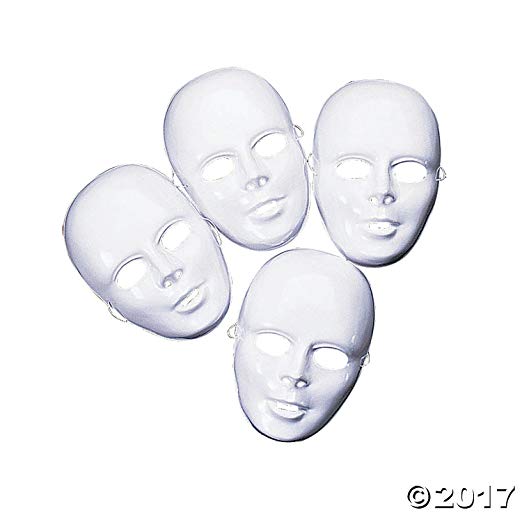 522x522 Design Your Own White Face Masks Pack Of Clothing - Face Mask Drawing