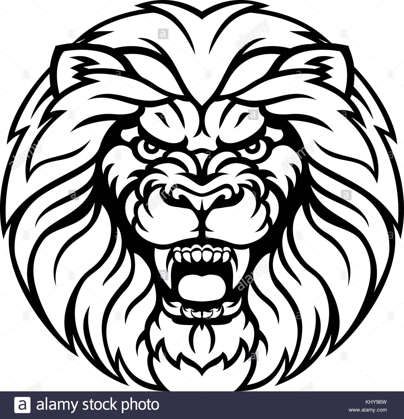 1300x1349 Lion Drawing Face Angry Sketch Stock Photos Attachment - Face Of Lion Drawing