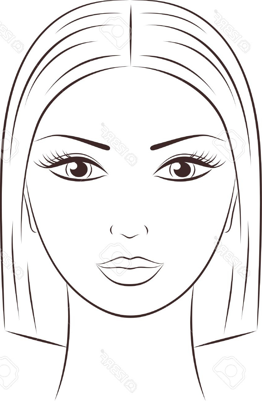 Face Outline Drawing at PaintingValley com Explore collection of Face