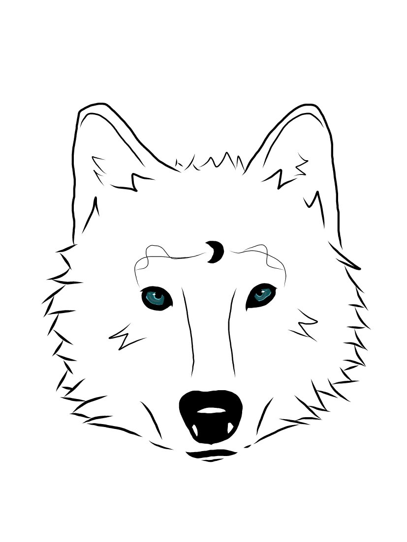 827x1103 Wolf Face Outline Drawing Archives - Face Outline Drawing