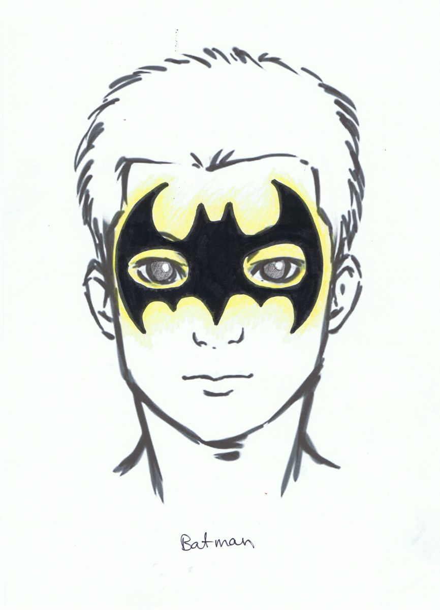866x1200 Superhero Face Painting Designs Encore Kids Parties - Face Painting Drawing