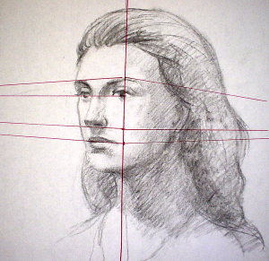 300x291 Learn To Draw People In Perspective - Face Perspective Drawing
