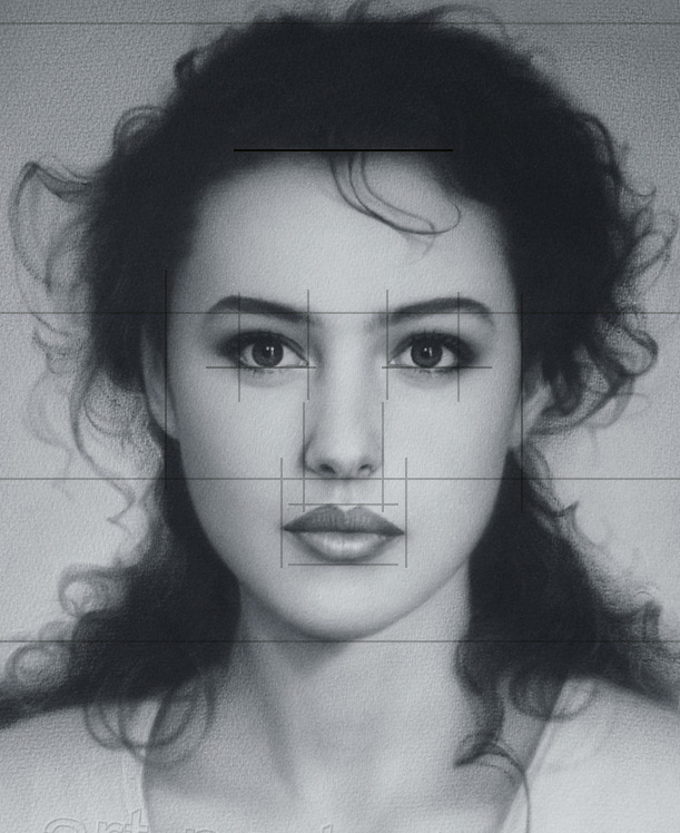 611x748 How To Draw Portrait With A Good Likeness And Drawing Face - Face Portrait Drawing