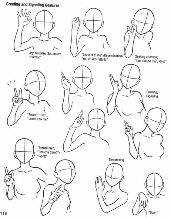 564x719 Arm And Hand Positions Drawing - Face Positions Drawing