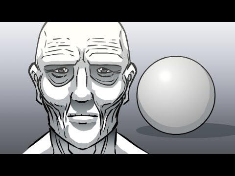 480x360 How To Draw Shadows On Objects And People - Face Shadow Drawing