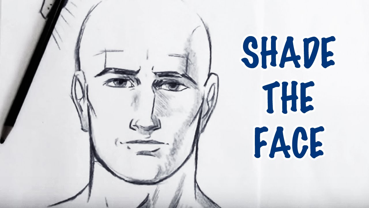 1280x720 How To Shade The Face - Face Shadow Drawing