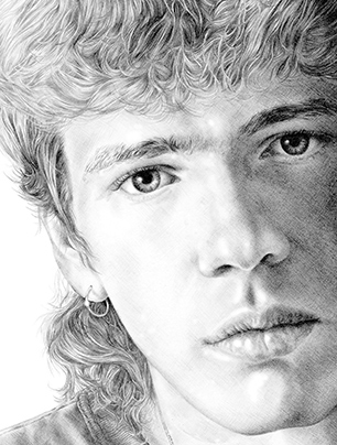 306x404 Seeing Light Shadows - Face Shadow Drawing