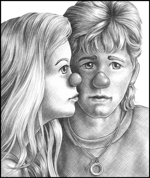 525x622 Drawing Light And Shadows - Face Shadow Drawing