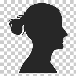 310x310 Silhouette Drawing, Woman Face Png Clipart Free Cliparts Uihere - Face Silhouette Drawing