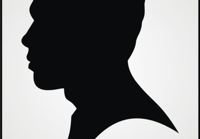680x474 Draw A Silhouette Of Your Face From The Side - Face Silhouette Drawing