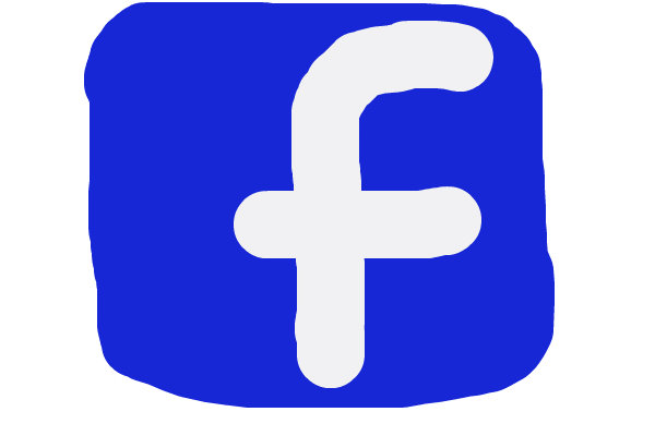 600x400 facebook logo p a fan art speedpaint drawing - Facebook Drawing