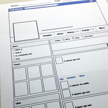 350x350 Fakebook - Facebook Drawing
