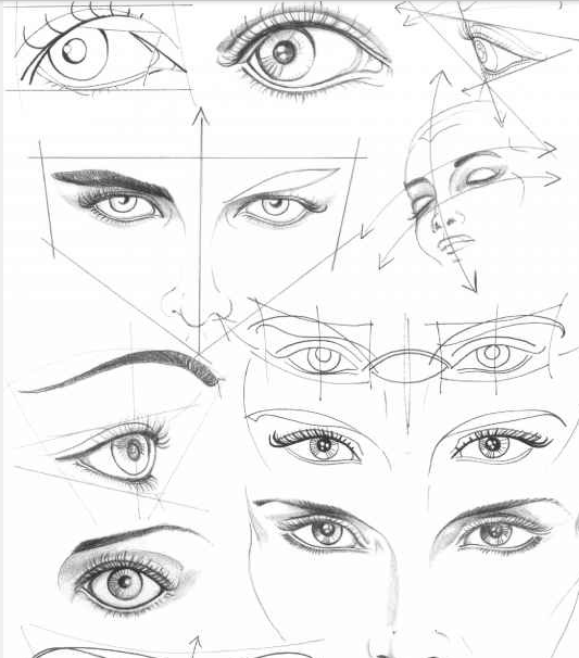 533x606 Figure Drawing Face Sketches Character Design References - Facebook Drawing