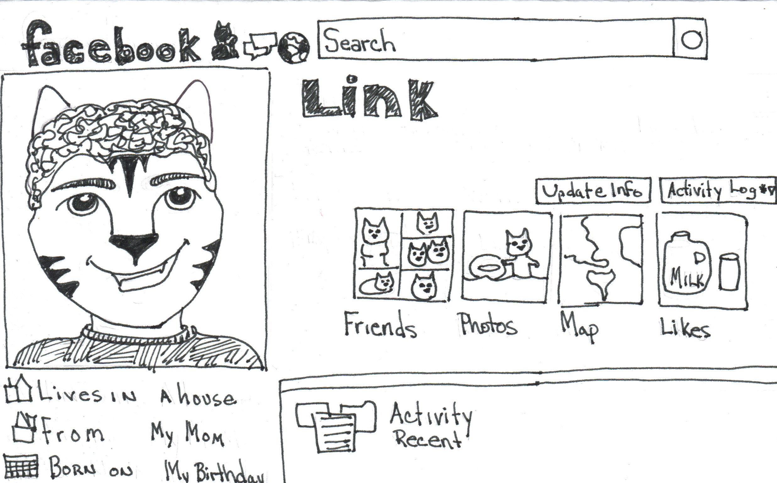 2473x1538 link's facebook page what a cat! the crafty sisters - Facebook Drawing