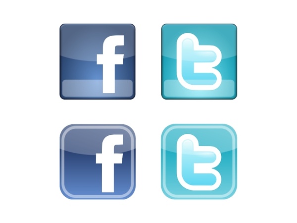 600x450 facebook twitter icons free vector in encapsulated postscript - Facebook Logo Drawing