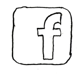 154x148 the sketchpad social networking logo drawings - Facebook Logo Drawing